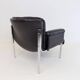 Set of 2 Girsberger Eurochair leather armchairs
