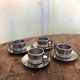 Lot de 4 tasses Casalinghi inox