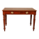flat desk with two drawers from the 19th century in mahogany and inlays