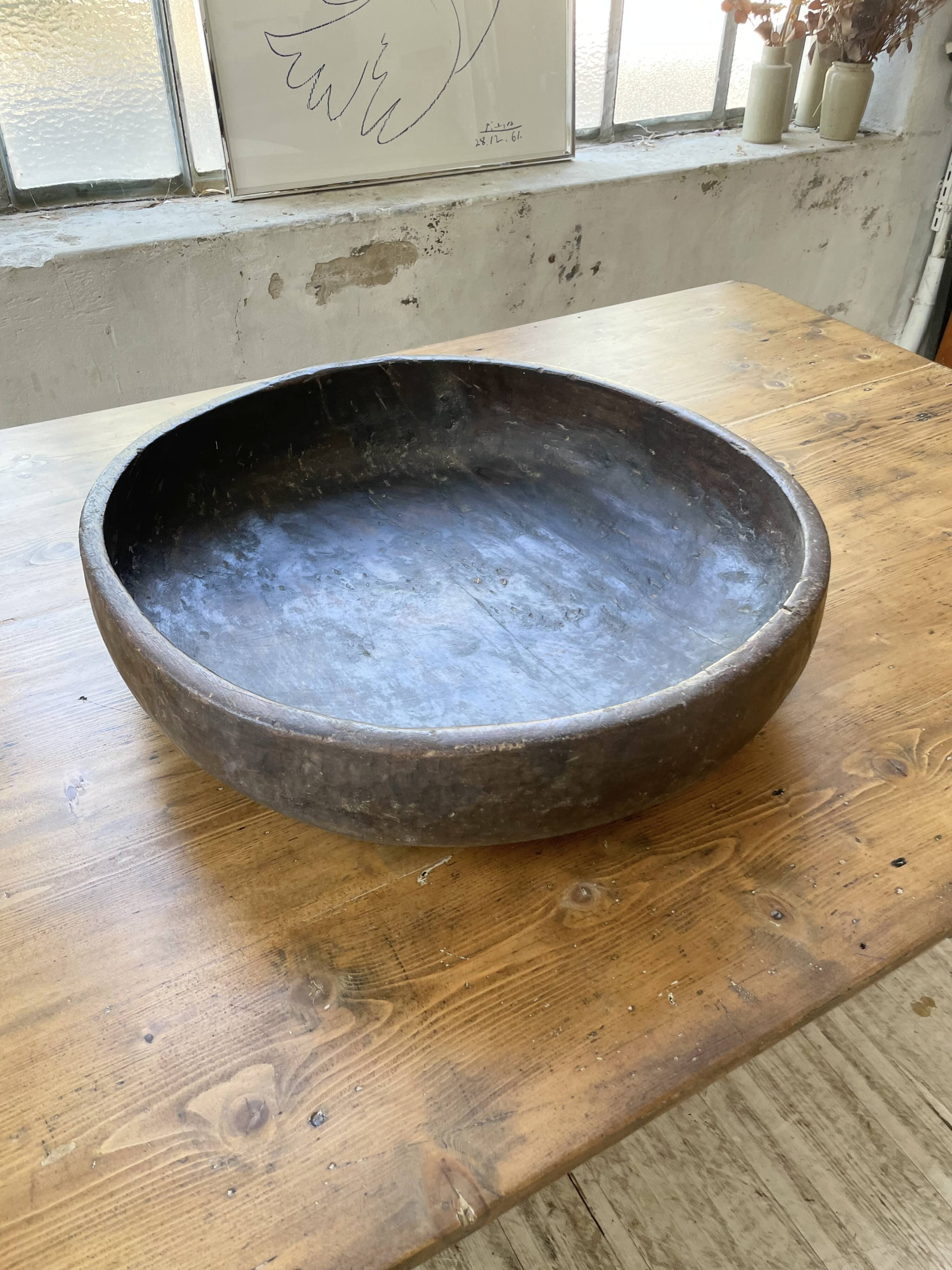 Plat en bois berbère XXL