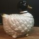 Tiled duck with lid (Japan)
