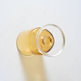 6 Cristal d'Arques Luminarc Sweden amber glasses