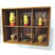 Teak wall locker