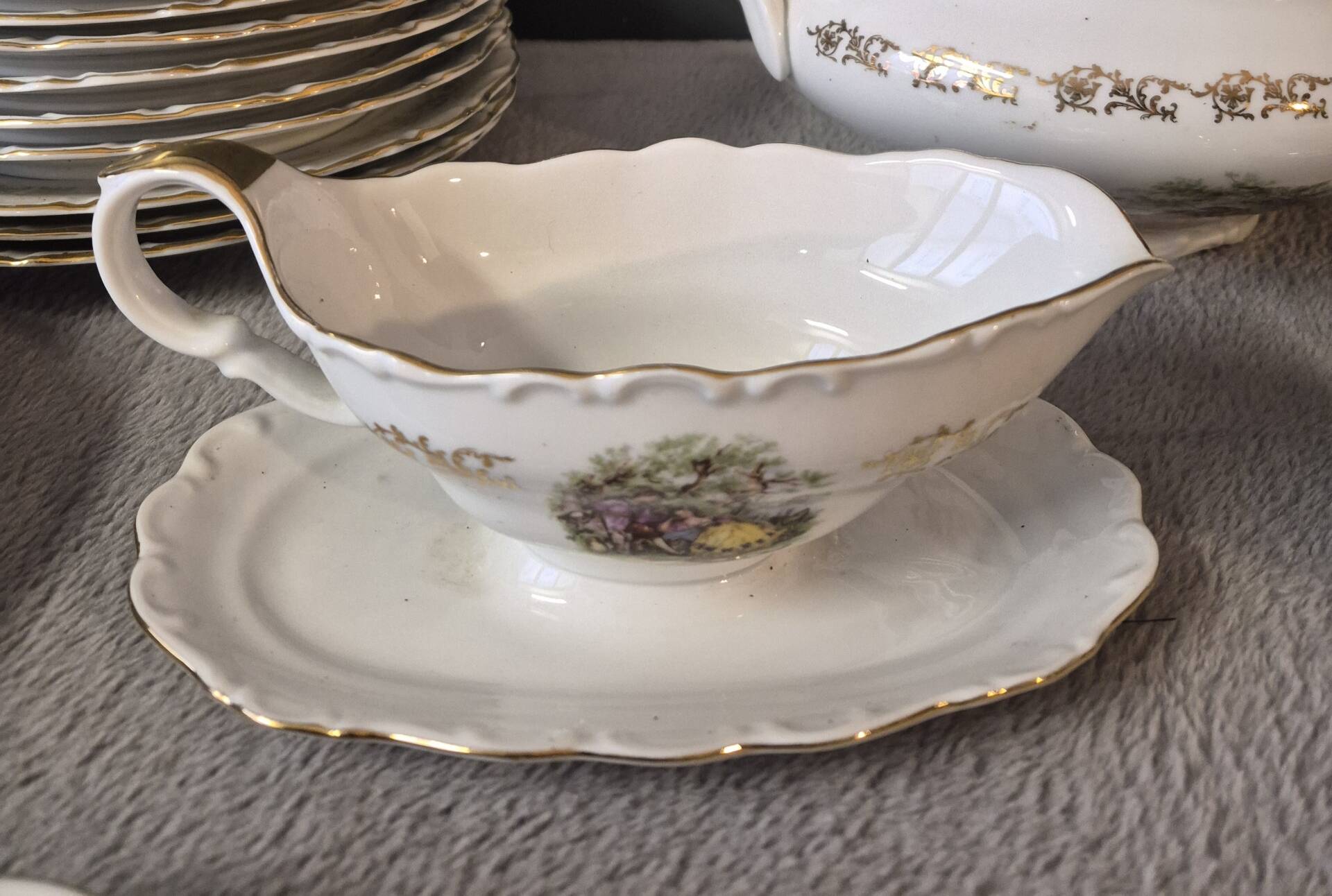 Service de vaisselle Fragonard porcelaine de Bavière Années 50/60