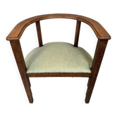 Chaise art déco originale – chêne
