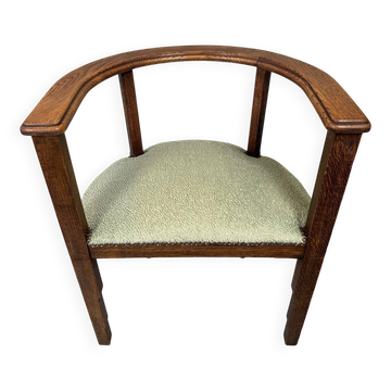 Chaise art déco originale – chêne