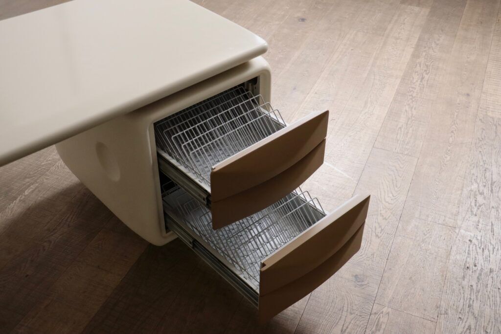 Ernest Igl Jet corner desk for Wilhelm Werndl, 1970s
