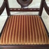 Vintage Basque wooden chair