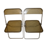 Set of 2 chairs "Folded" design Giancarlo company for Castelli.