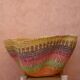 Panier Bolga Décoratif - Suspension artisanale colorée