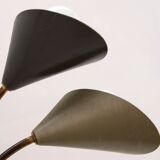 Vintage Wall Lamp with 5 Lights - Brass Metal, 1960 Denmark