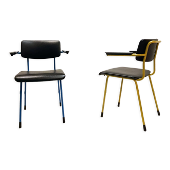 Chaises par NV Gispen modèle 1235