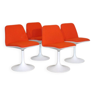 Lot de 4 chaises Borje Johannson (edition Johannson design) - années 70