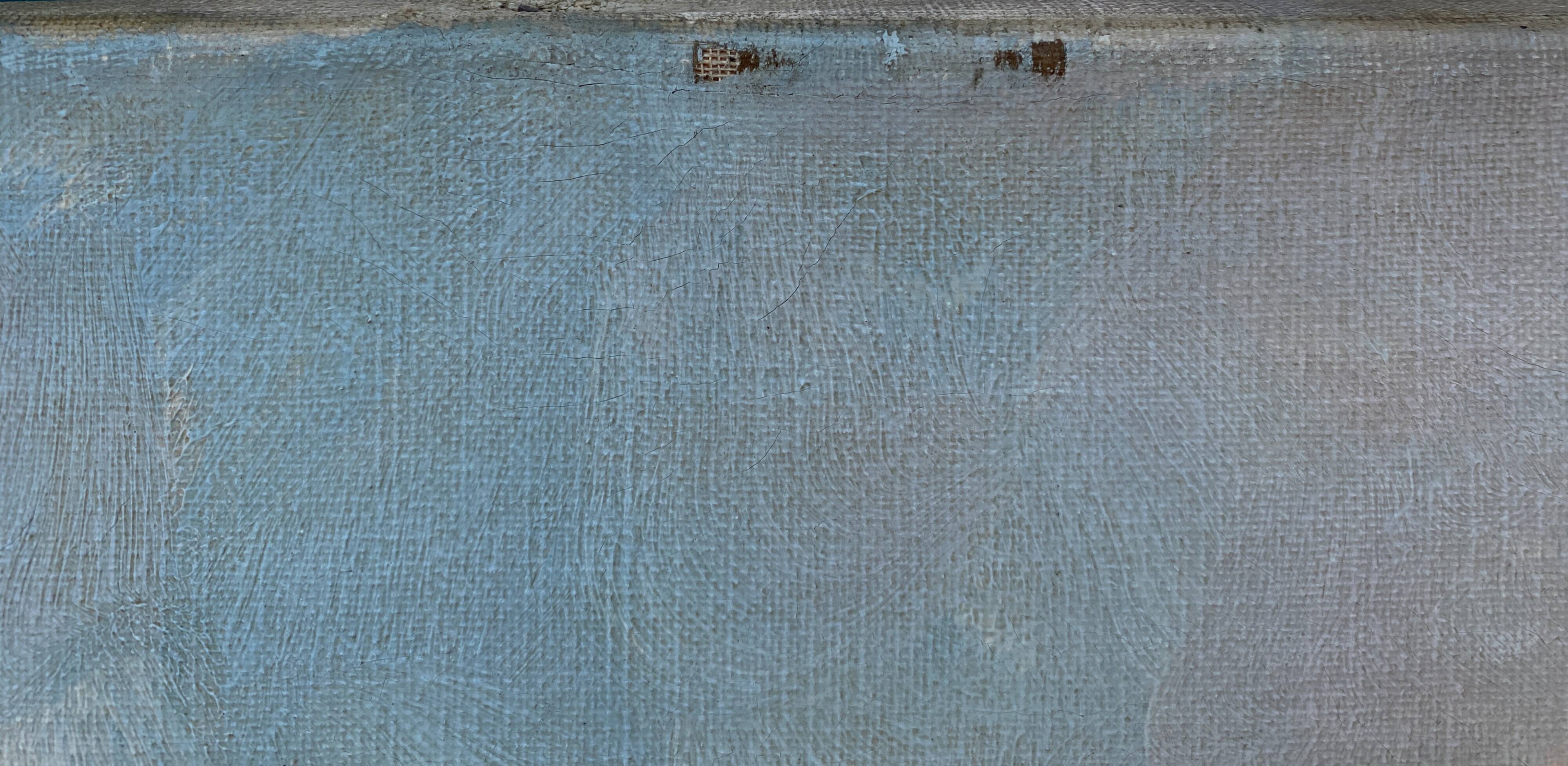 HST Marine painting "Sailboats on rough seas" circa 1900