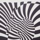 Victor vasarely : couple de zèbres - sérigraphie originale signée