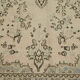 Hand-knotted persian vintage 1970s 246 cm x 346 cm beige wool carpet