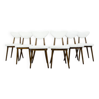 Dining Chairs, No 124 By H & J Kurmanowicz, Poland, 1950’S, Set of 6