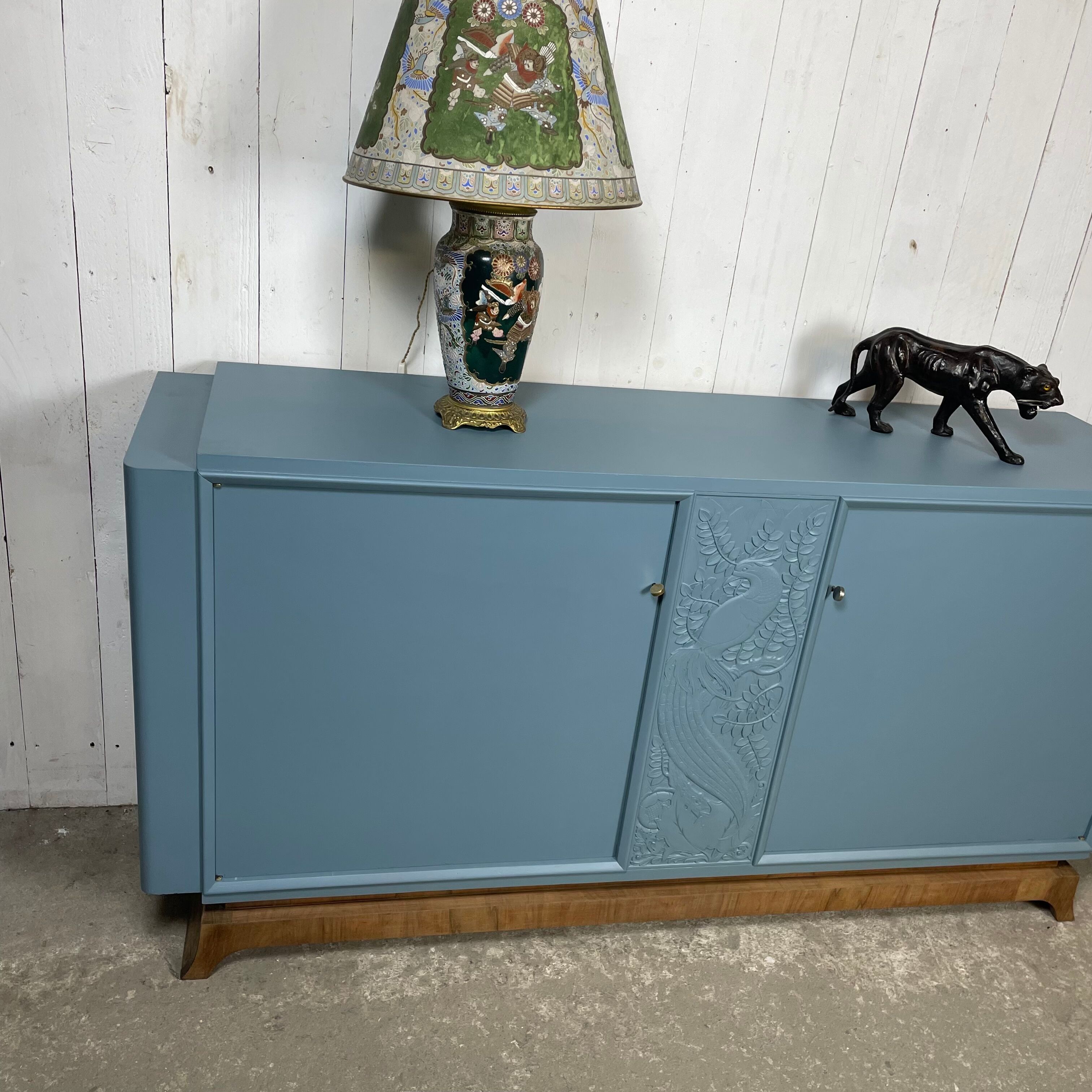 Enfilade art déco blue