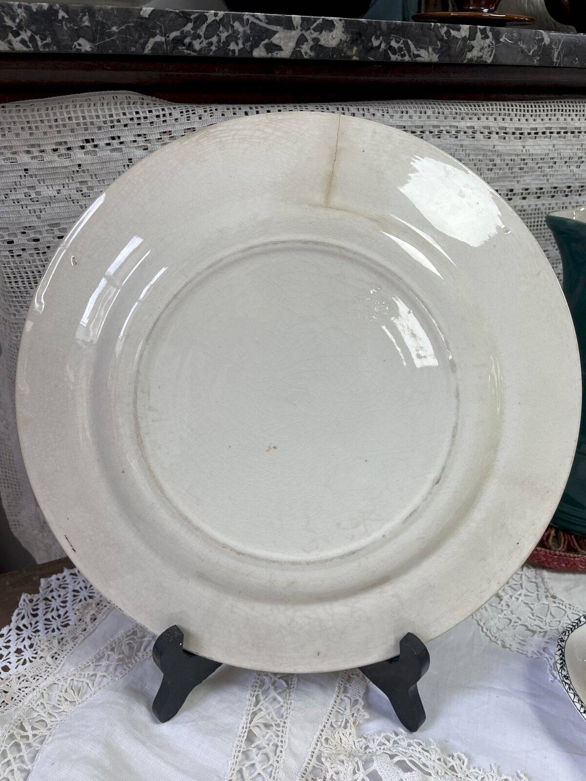 Round serving dish Terre de Fer Salins