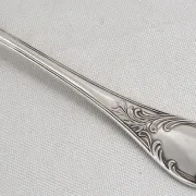 Christofle Marly, 12 silver-plated table forks, excellent condition.