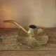 Bougeoir laiton rat de cave pipe