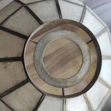 Vintage mother-of-pearl and glass ceiling pendant lampshade