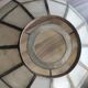 Vintage mother-of-pearl and glass ceiling pendant lampshade