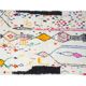 Colorful Berber carpet 266x150cm