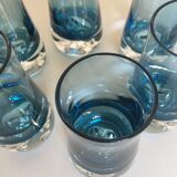 Set of glasses shots 60s Sweden