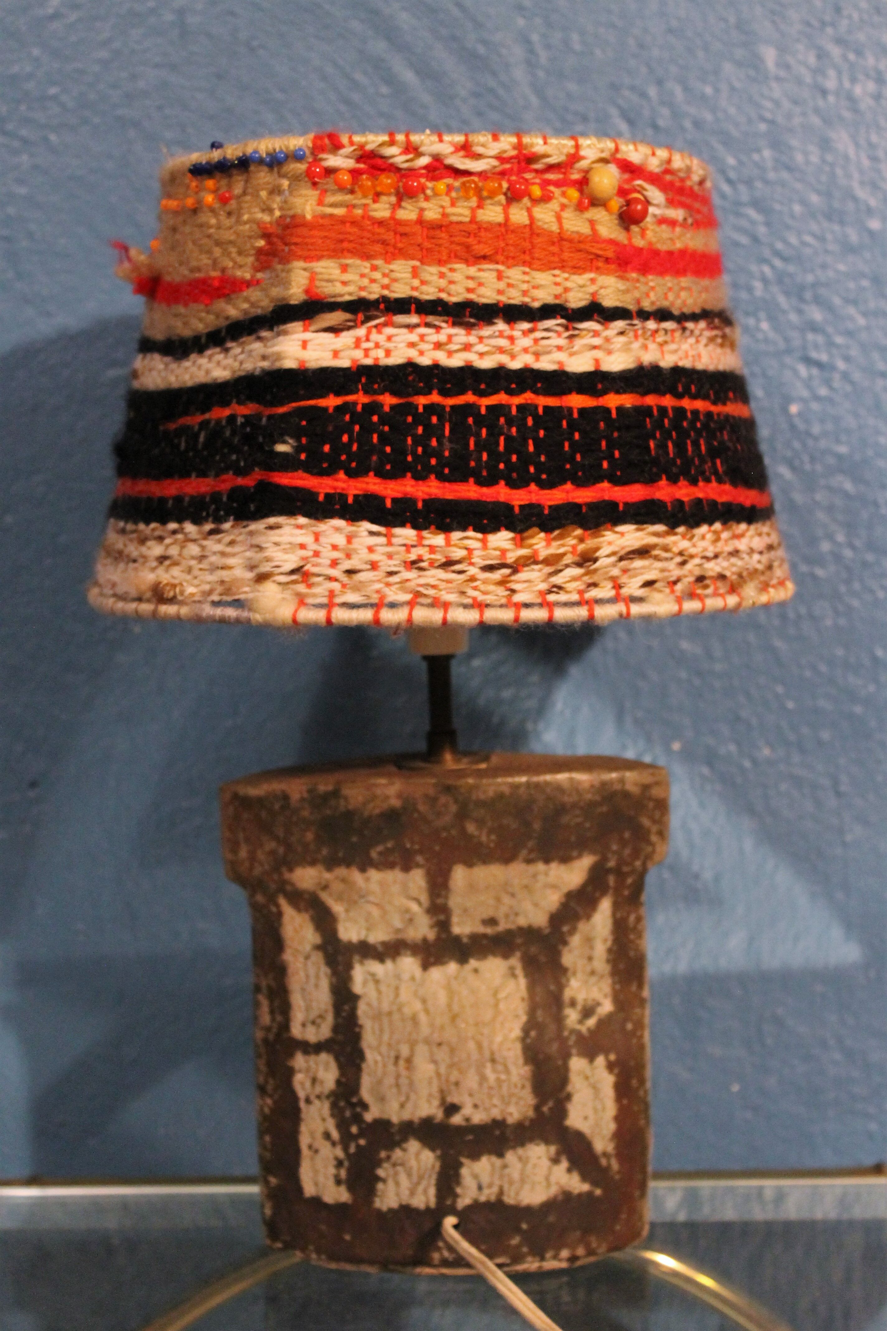 Ceramic lamp by Richard Bouhl, 1980s