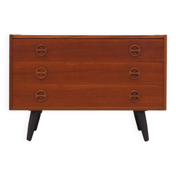 Teak chest of drawers, Danish design, 1960s, production: Denmark