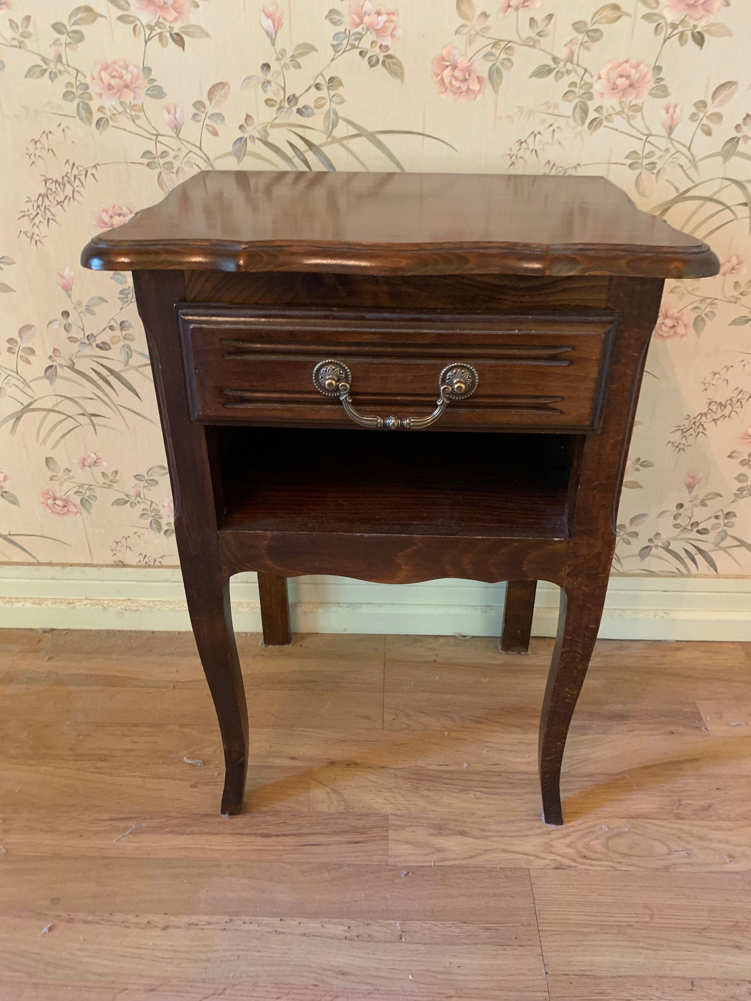 Walnut bedside