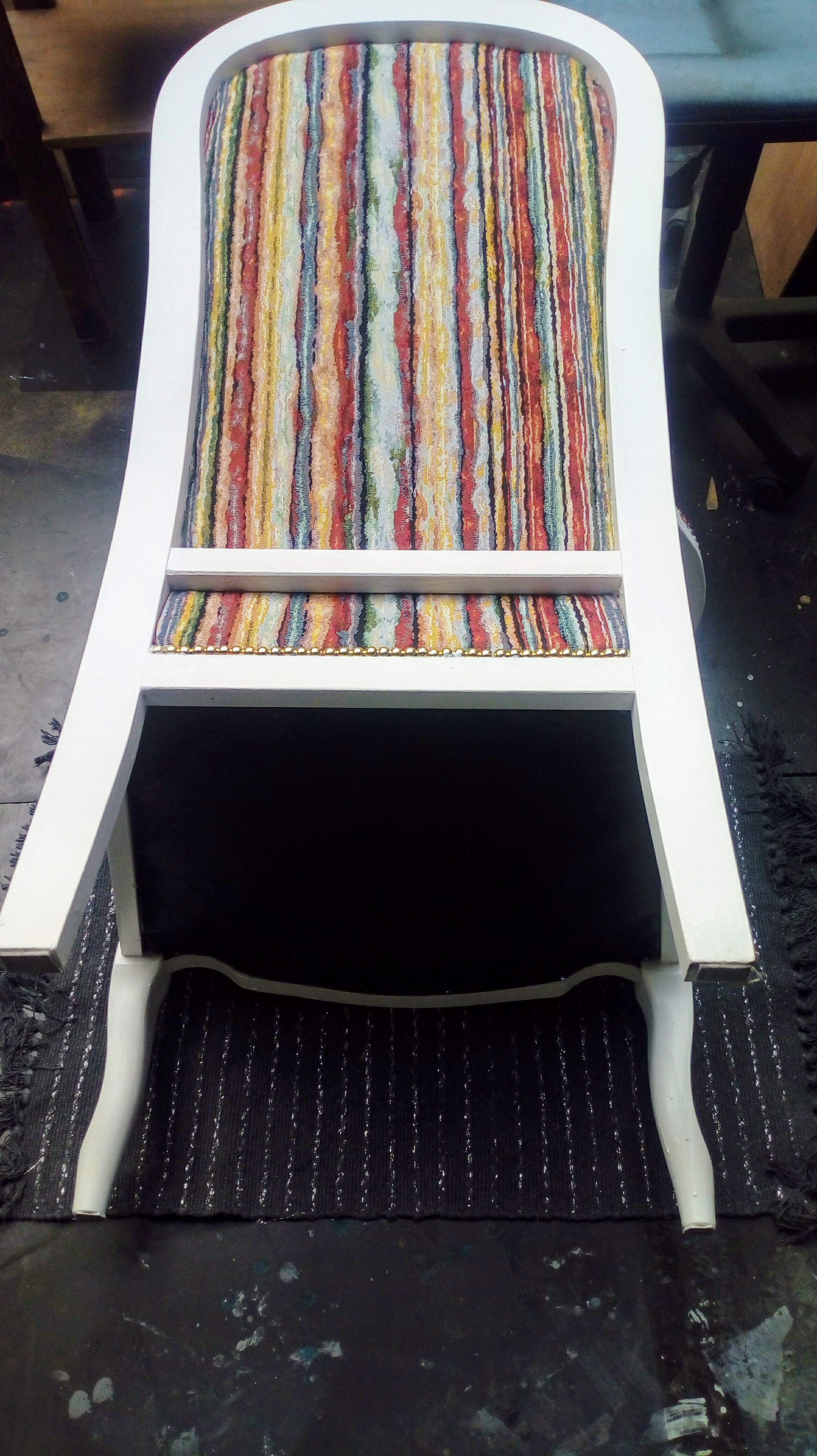 Fauteuil voltaire blanc