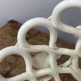 Openwork earthenware basket