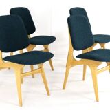 Set of 4 chairs in the style of Arne Hovmand olsen 'Bergen'