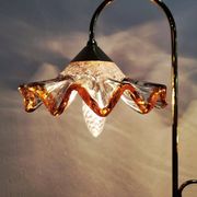 Mid-Century Modern Table Lamp with Murano Glass Shades, 1970s
