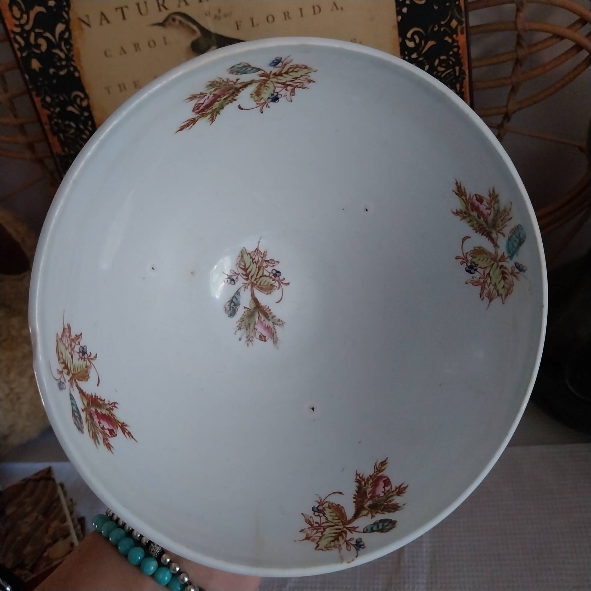 Old large bowl from grandmother Lunéville