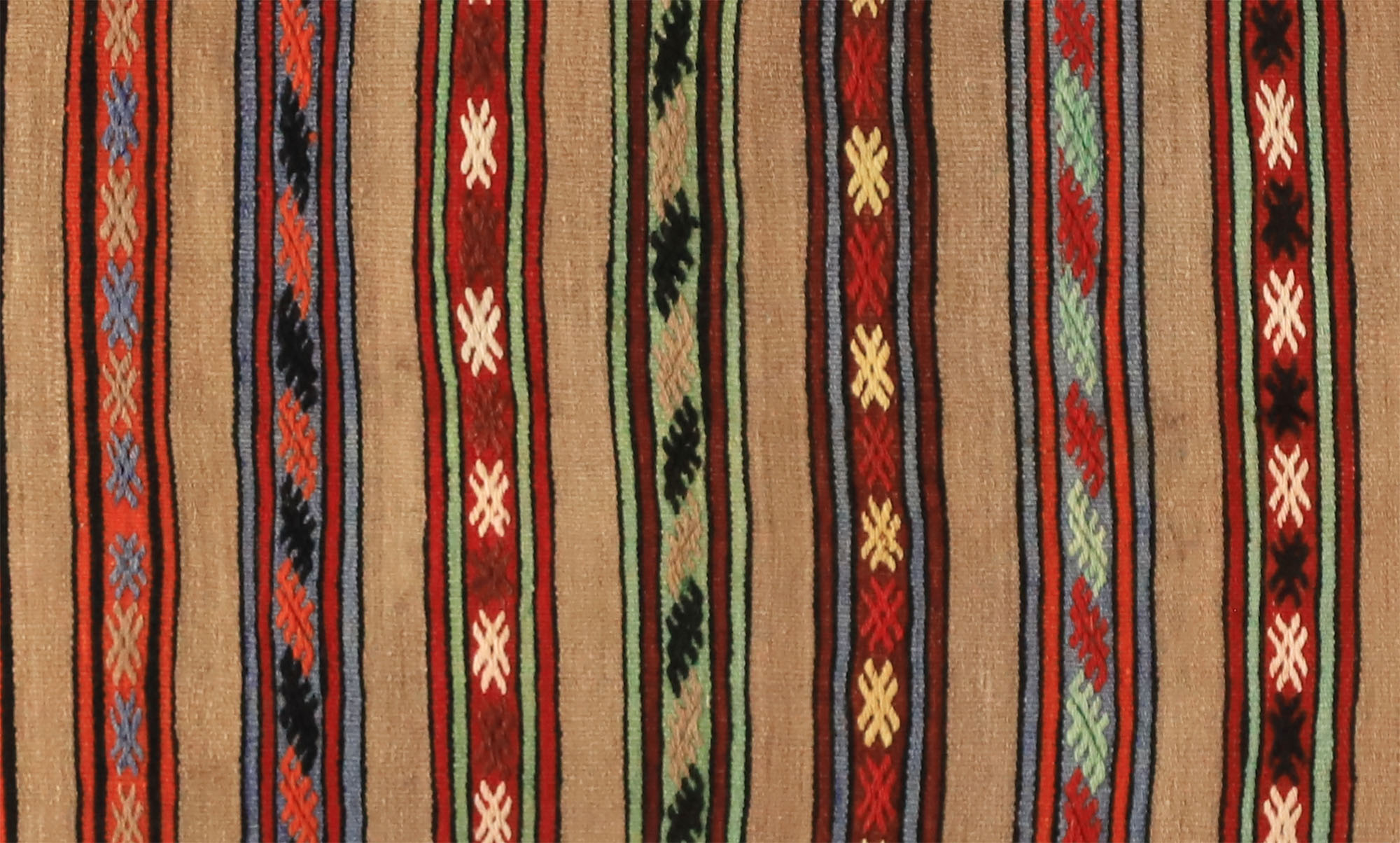 Anatolian handmade kilim rug 241 cm x 146 cm