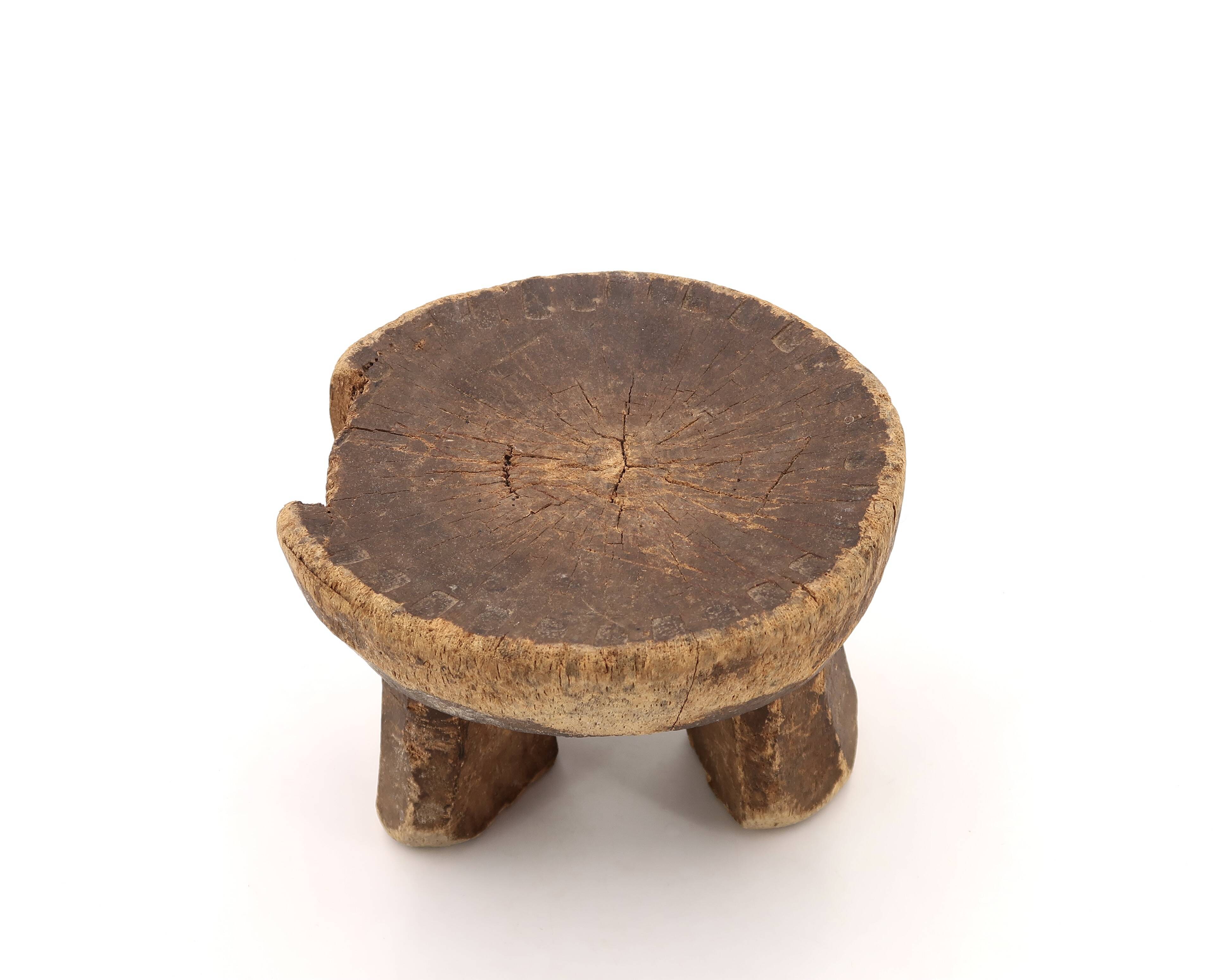 African wooden headrest, 1970s