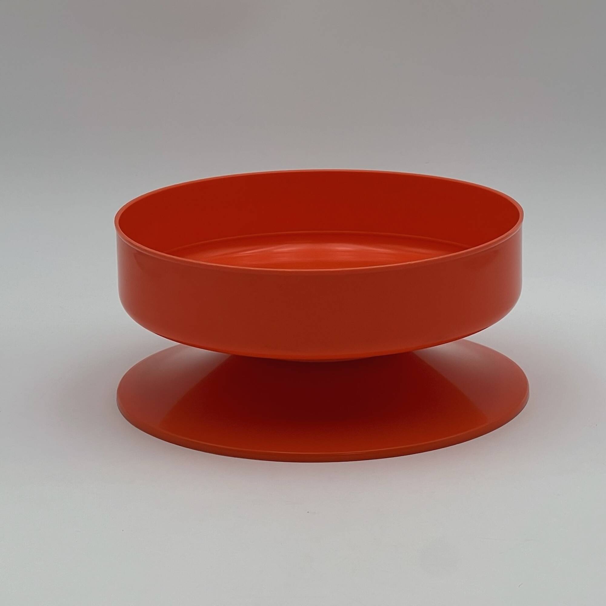 Space Age Orange UFO Jar Luigi Massoni for Guzzini, 1960s