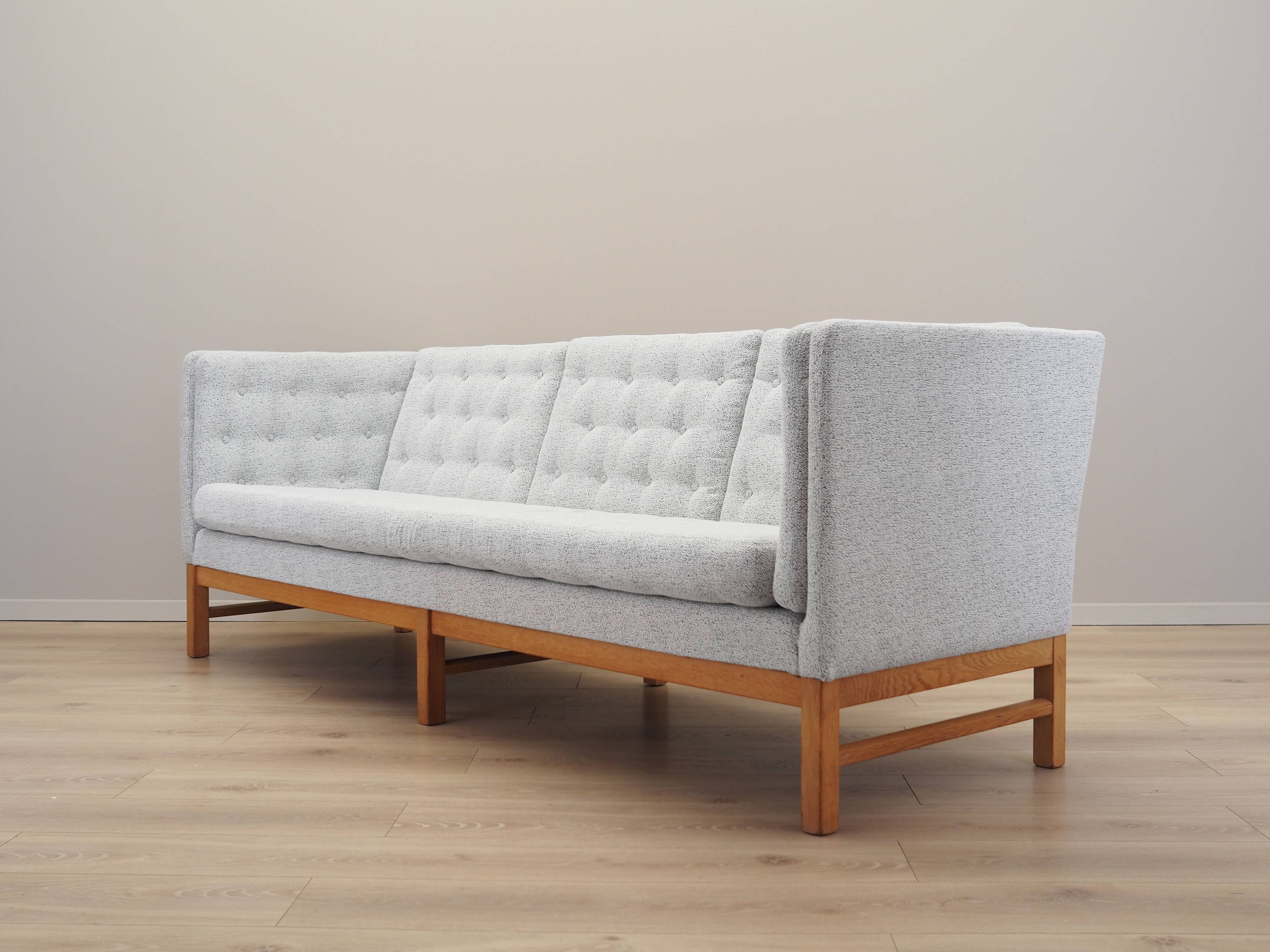 Oak sofa, Danish design, 1970s, manufactured by Erik Jørgensen Møbelfabrik