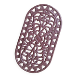 Enameled cast iron trivet