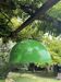 Green metal industrial pendant light