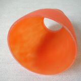 Tulip globe lampshade orange glass paste chandelier lamp retro decor lighting
