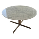 Marble table 120 cm in diameter from 1980.