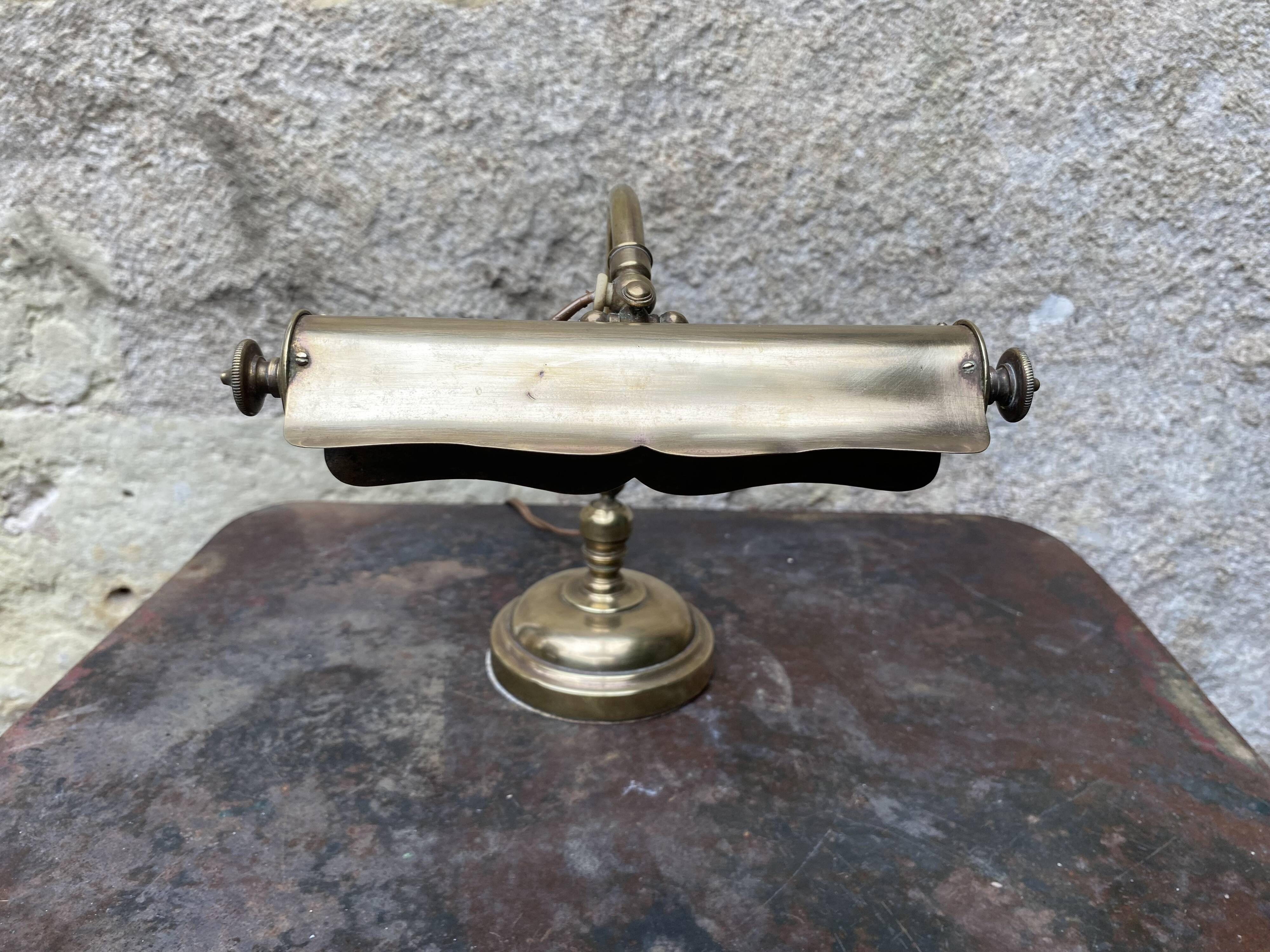 Brass piano lamp