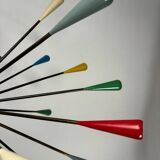 Mid-Century Sputnik Chandelier attributed to Stilnovo, Italy, 1950s