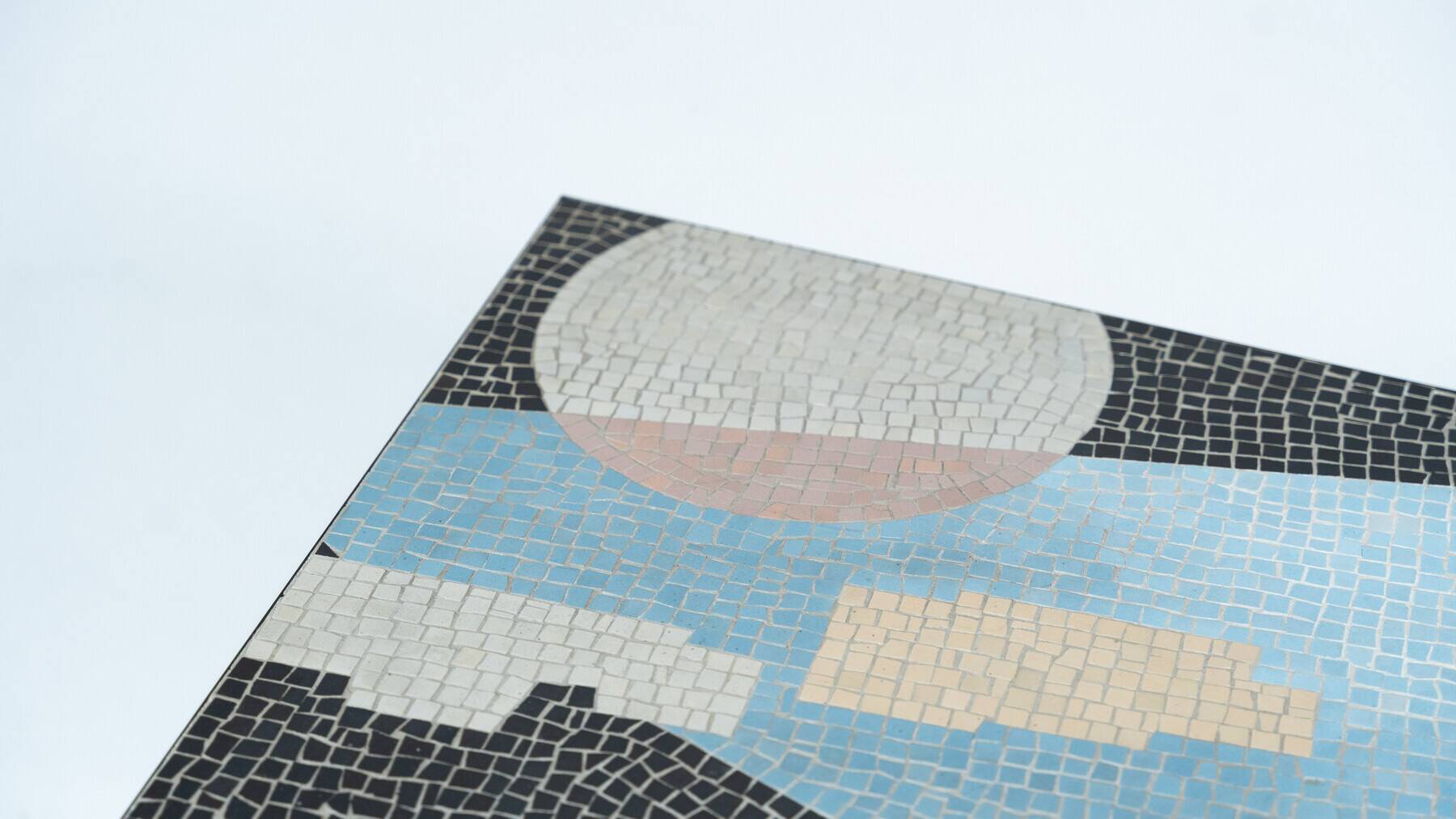 Mid-Century Modern Mosaic Side Table, 1970s