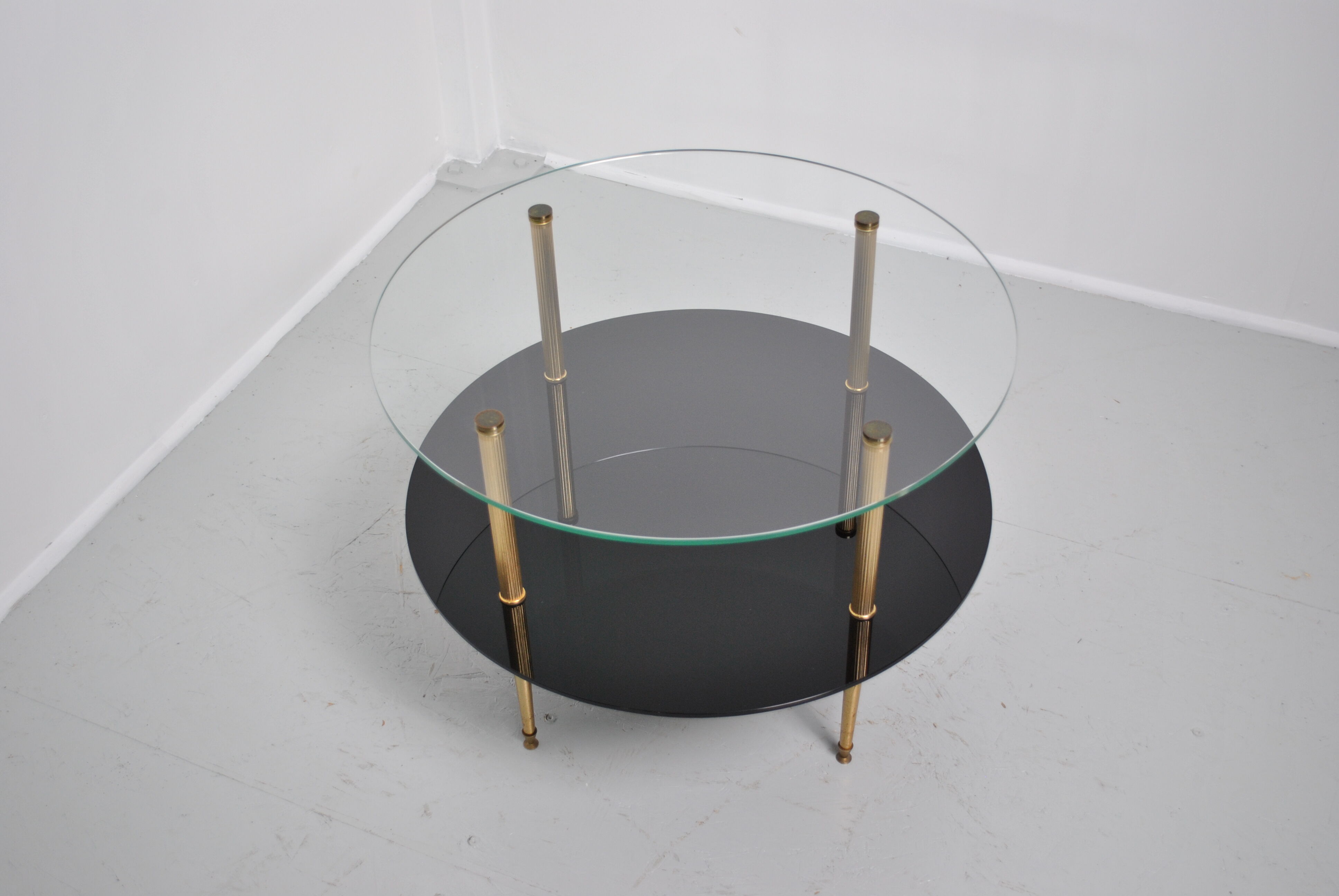 Table basse ronde 1970