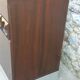Exotic wood, belgium, 1960's brutalist bar cabinet